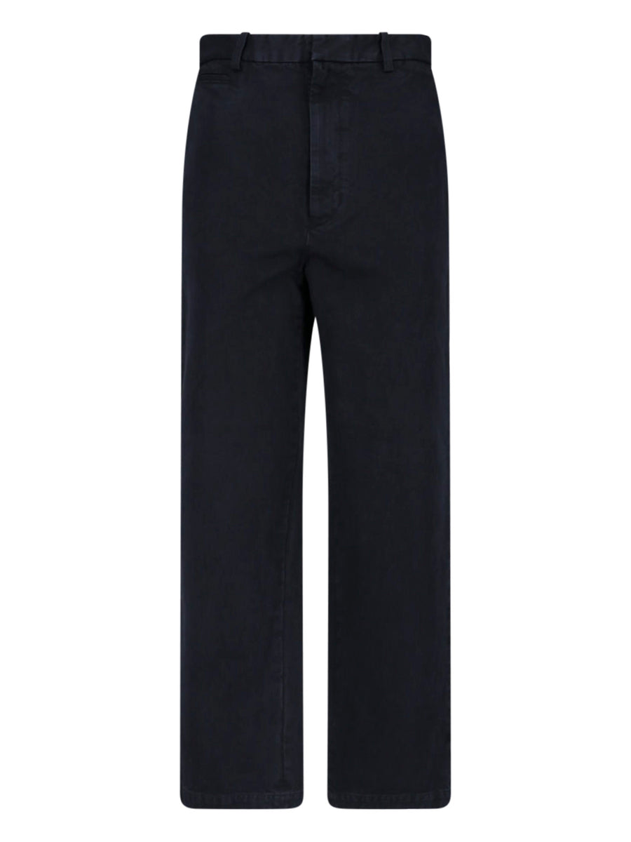 Auralee 100% Cotton trousers in black