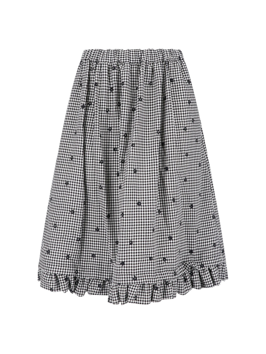 Comme des Garçons 50% Wool skirt in black
