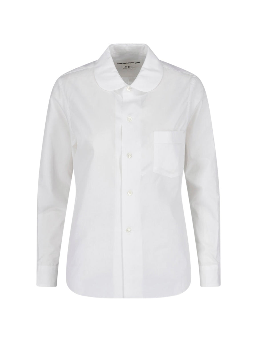 Comme des Garçons 100% Cotton shirt in white
