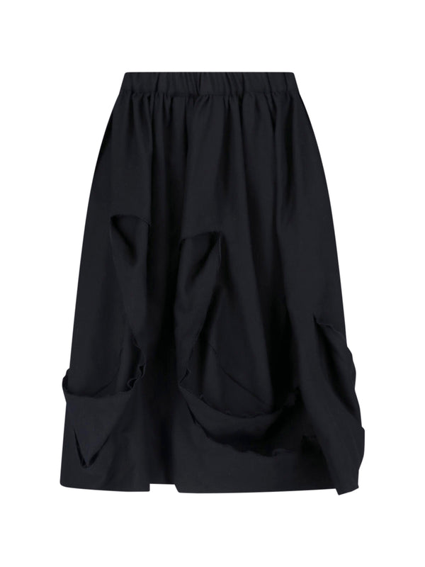 Cdgcdg 100% Wool skirt in black