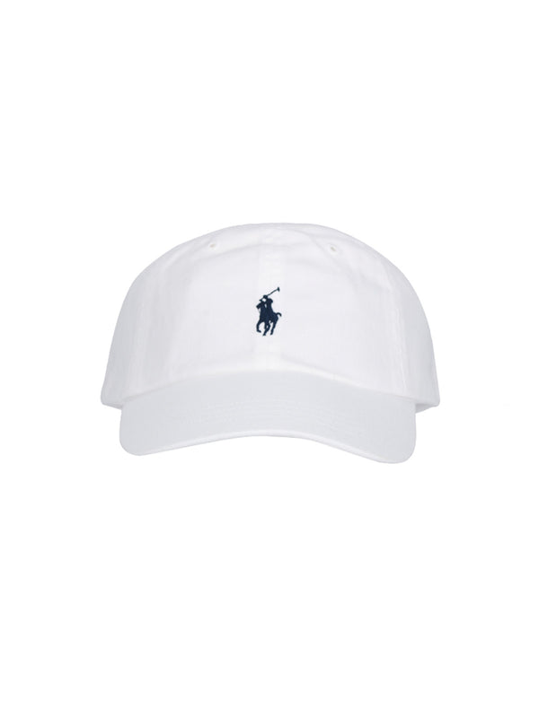 Polo Ralph Lauren 710 100% Cotton baseball cap in white