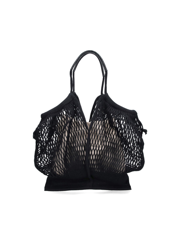 Hereu 100% Cotton shoulder bag in black