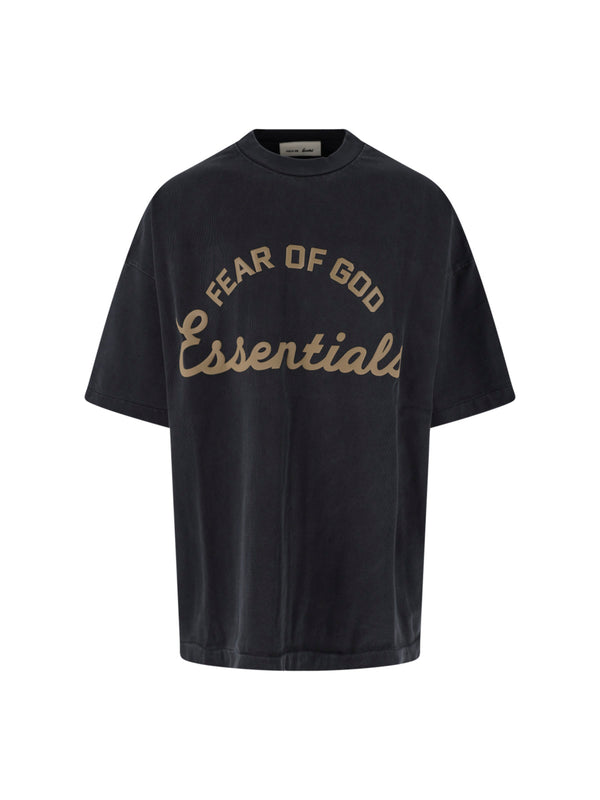 Fear Of God Essentials 100% Cotton t-shirt in black