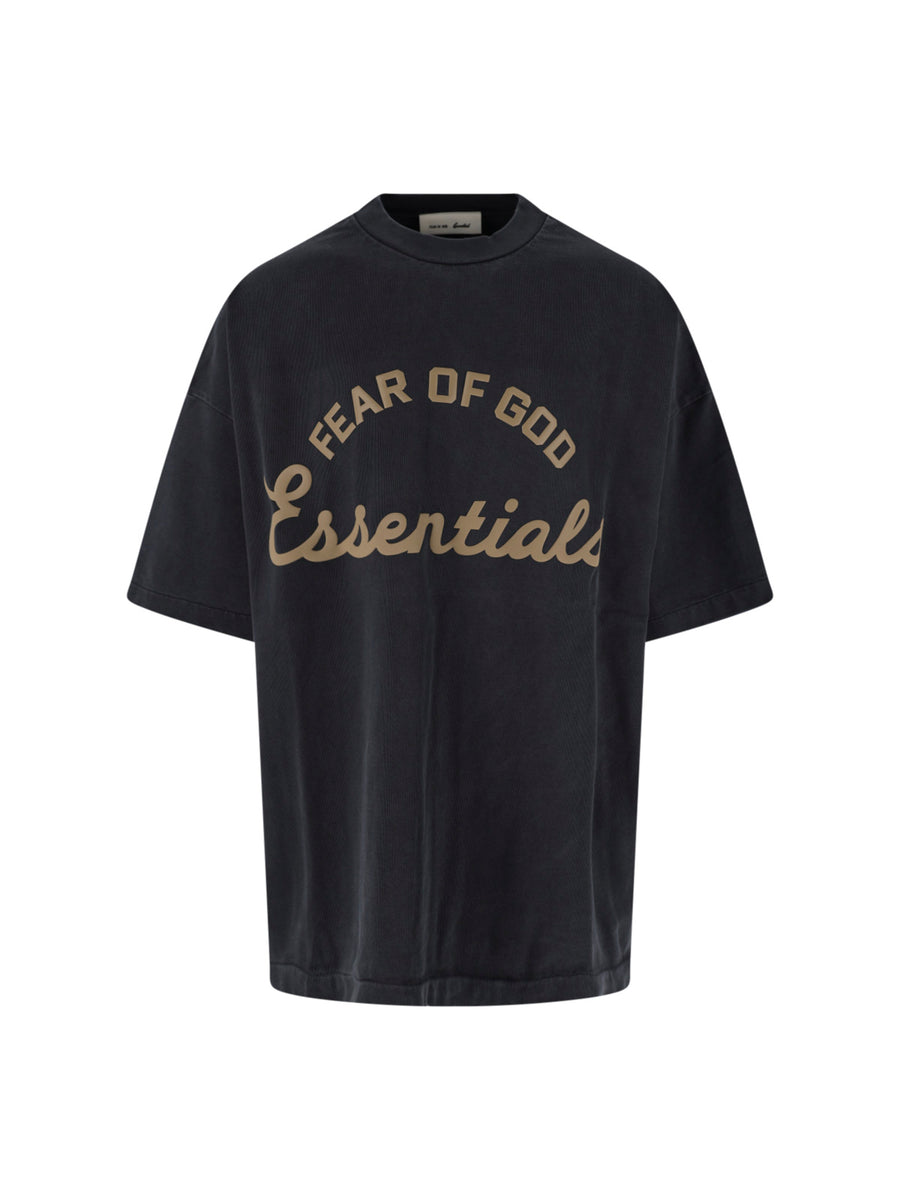 Fear Of God Essentials 100% Cotton t-shirt in black