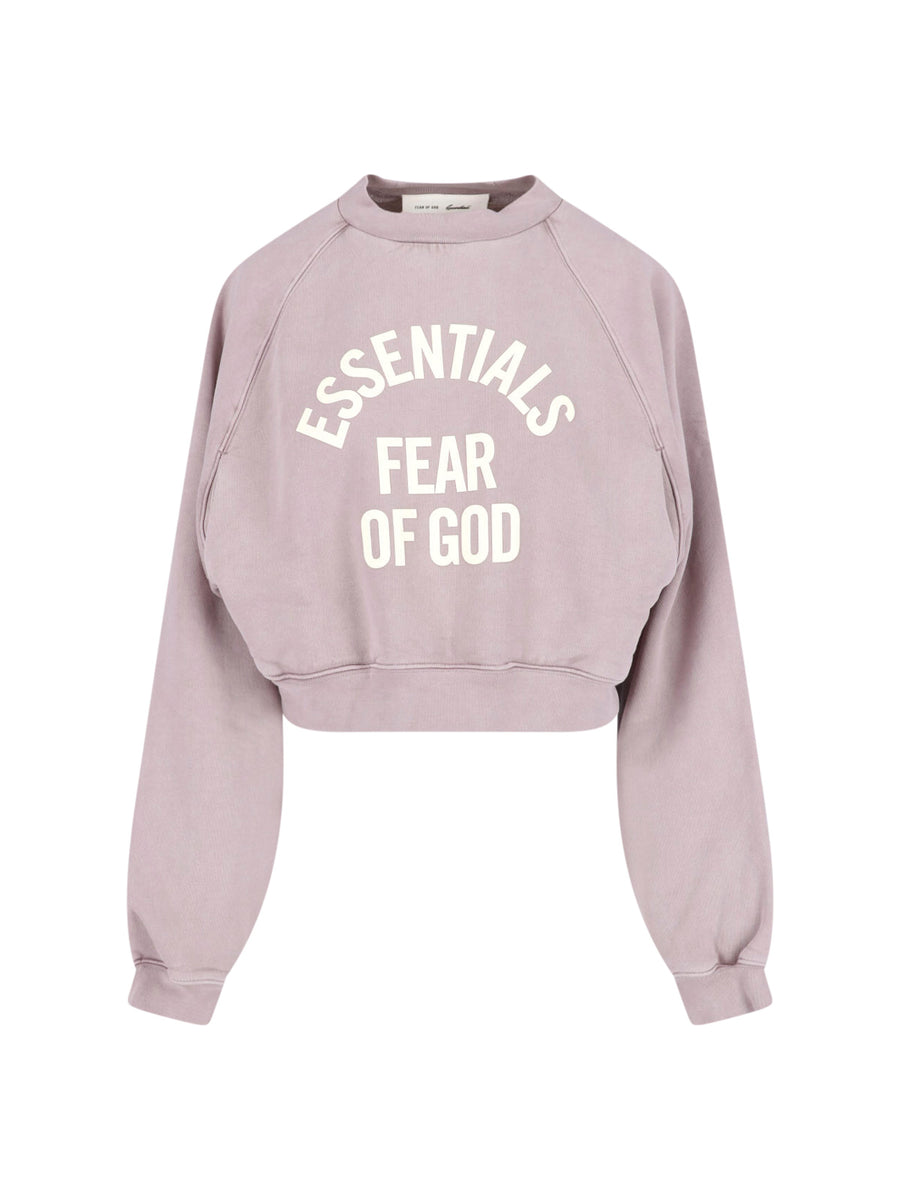 Fear Of God Essentials 100% Cotton sweatshirt in purple