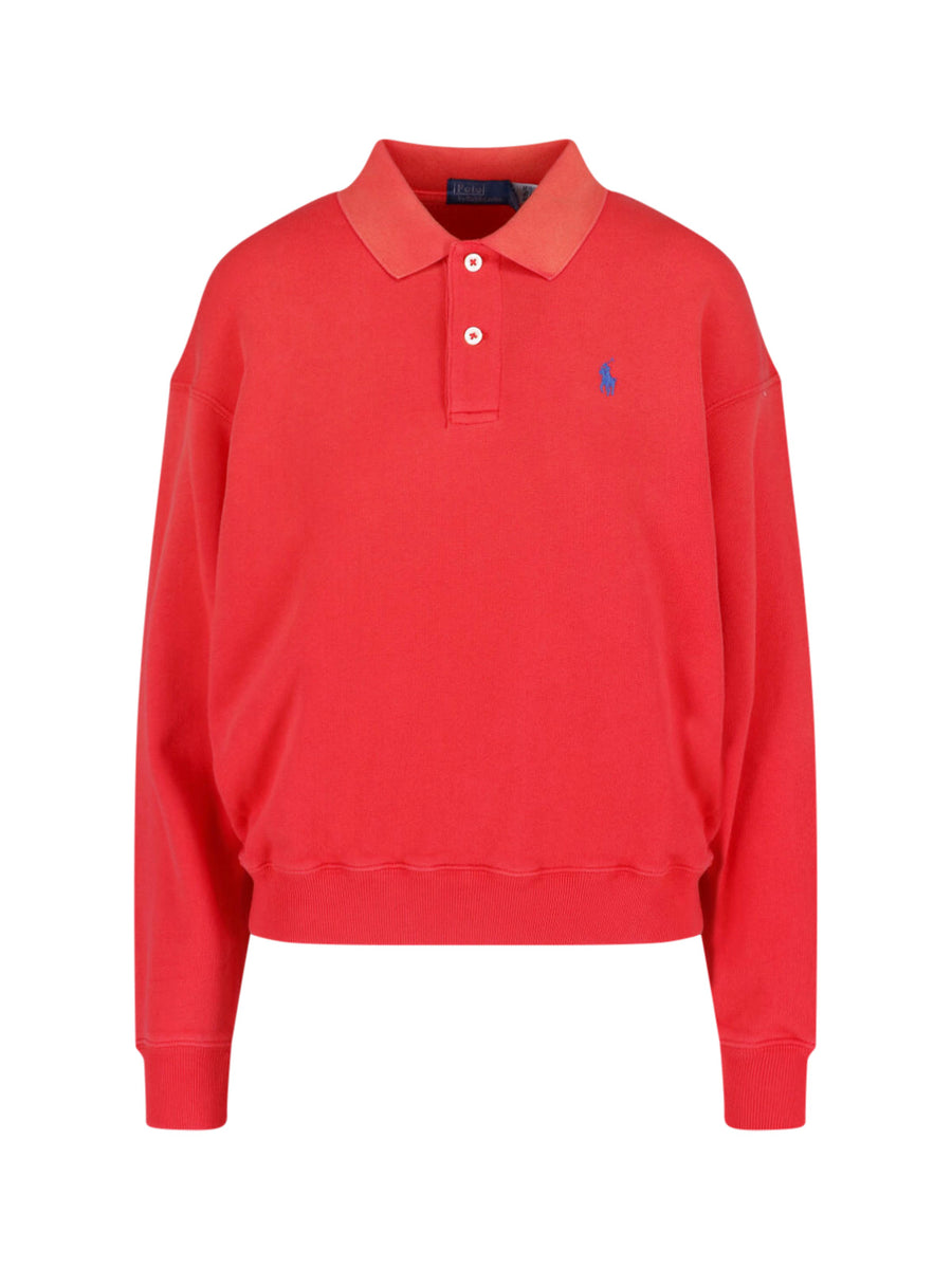 Polo Ralph Lauren Cotton polo sweater in red