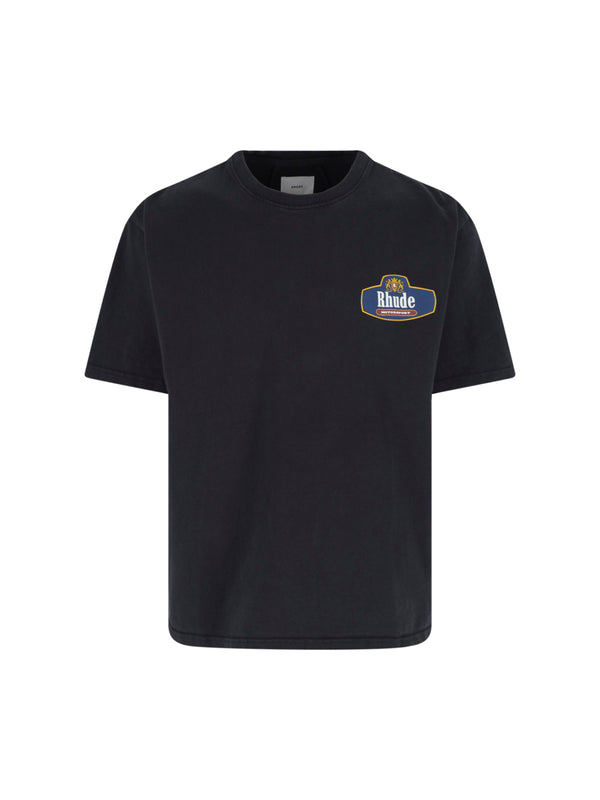 Rhude 100% Cotton t-shirt in black