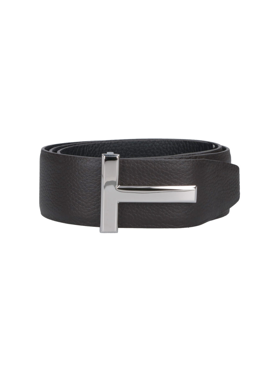 Tom Ford 100% Calf Leather belt in brown