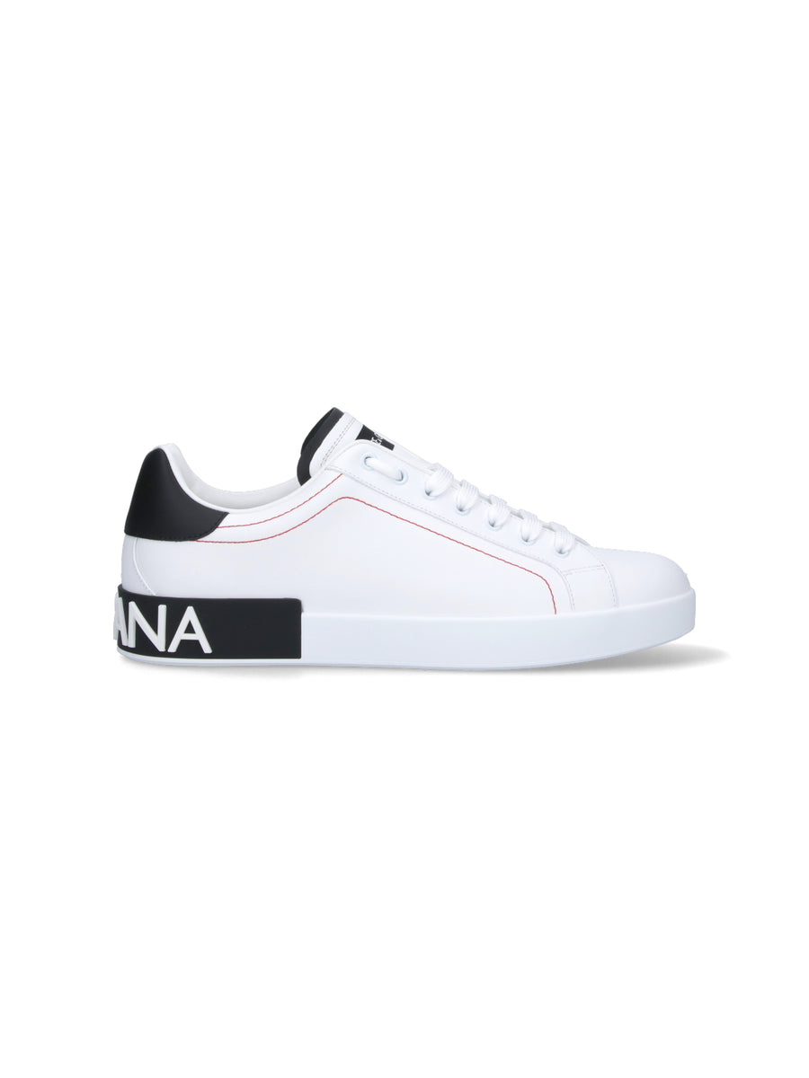 Dolce & Gabbana 100% Calf Leather sneaker in white