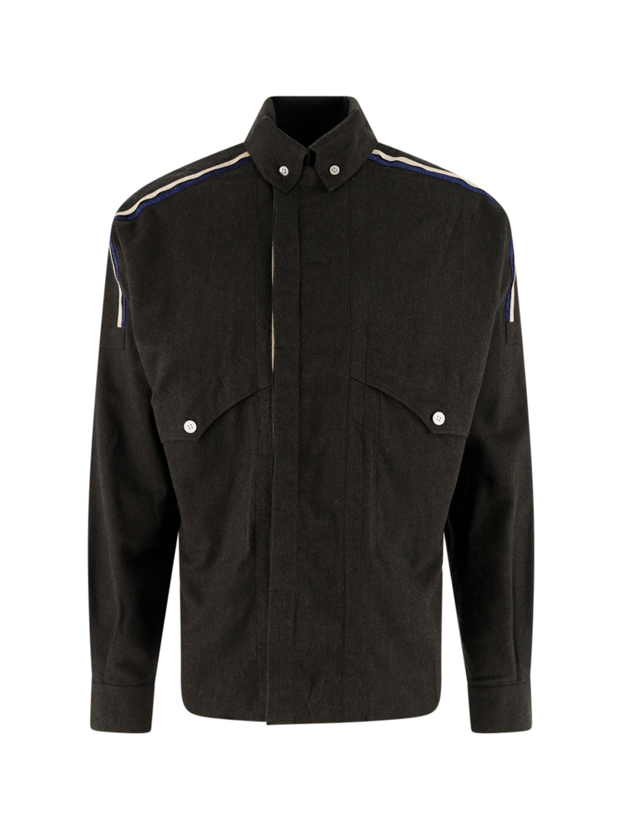 Kiko Kostadinov 100% Cotton shirt in black