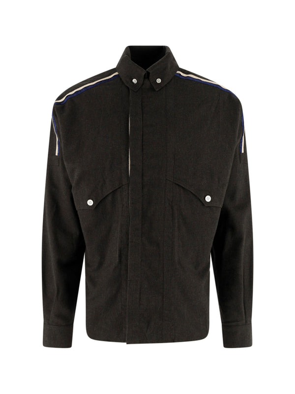 Kiko Kostadinov 100% Cotton shirt in black