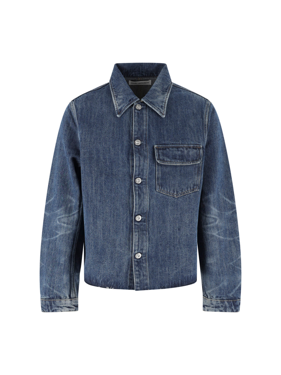 Our Legacy 64% Cotton jacket in blue