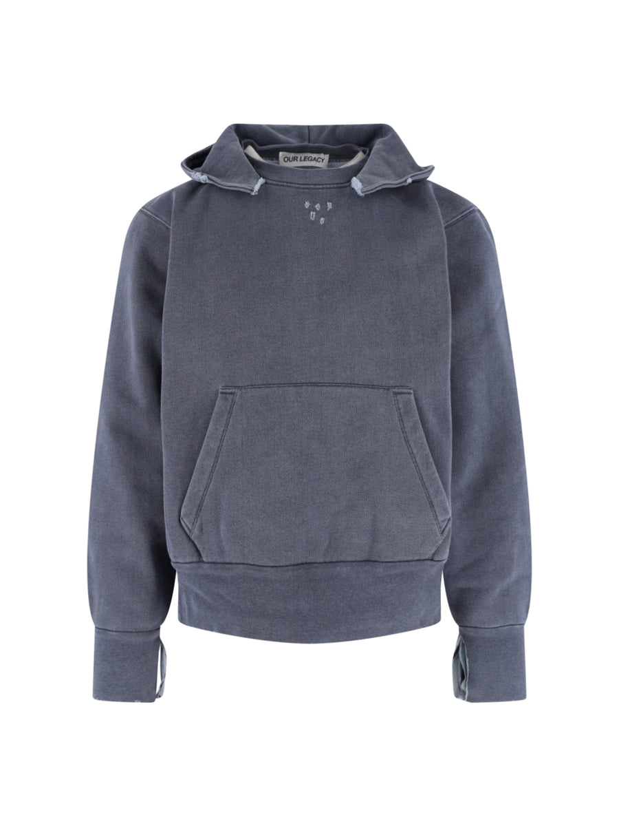 Our Legacy 100% Organic Cotton hoodie in blue