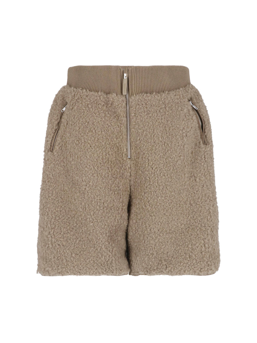 Entire Studios 80% Polyester shorts in beige
