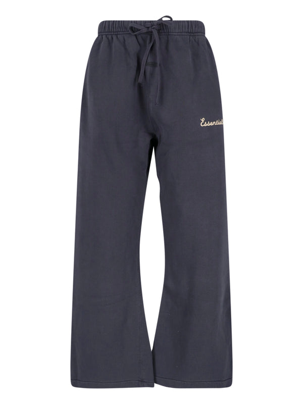 Fear Of God Essentials 100% Cotton trousers in black