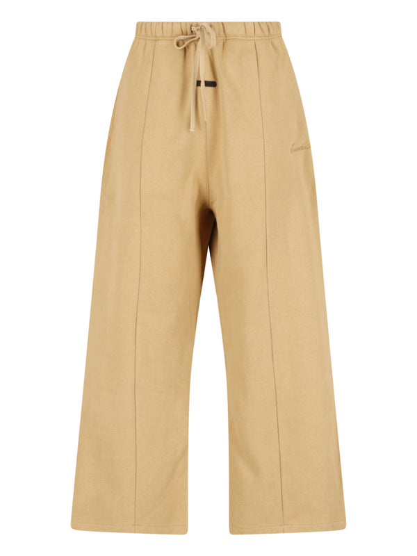 Fear Of God Essentials 80% Cotton trousers in beige