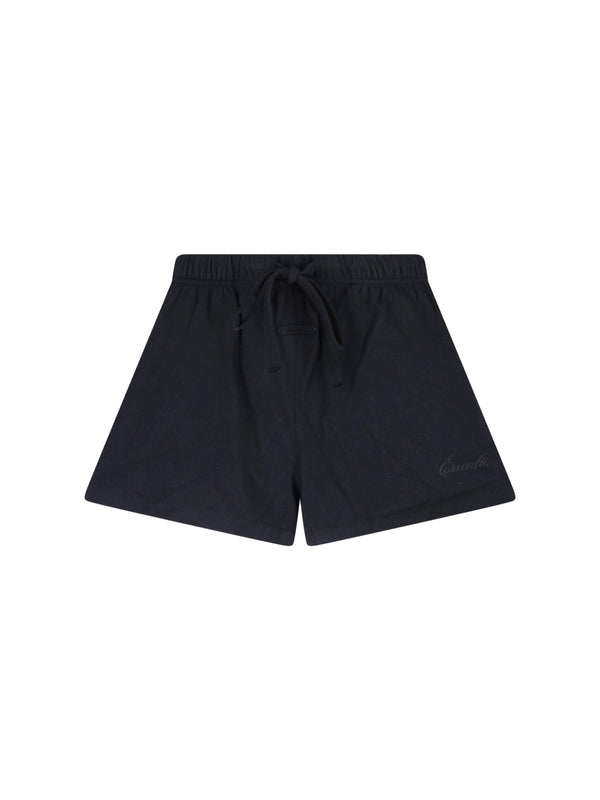 Fear Of God Essentials 100% Cotton bermuda shorts in black
