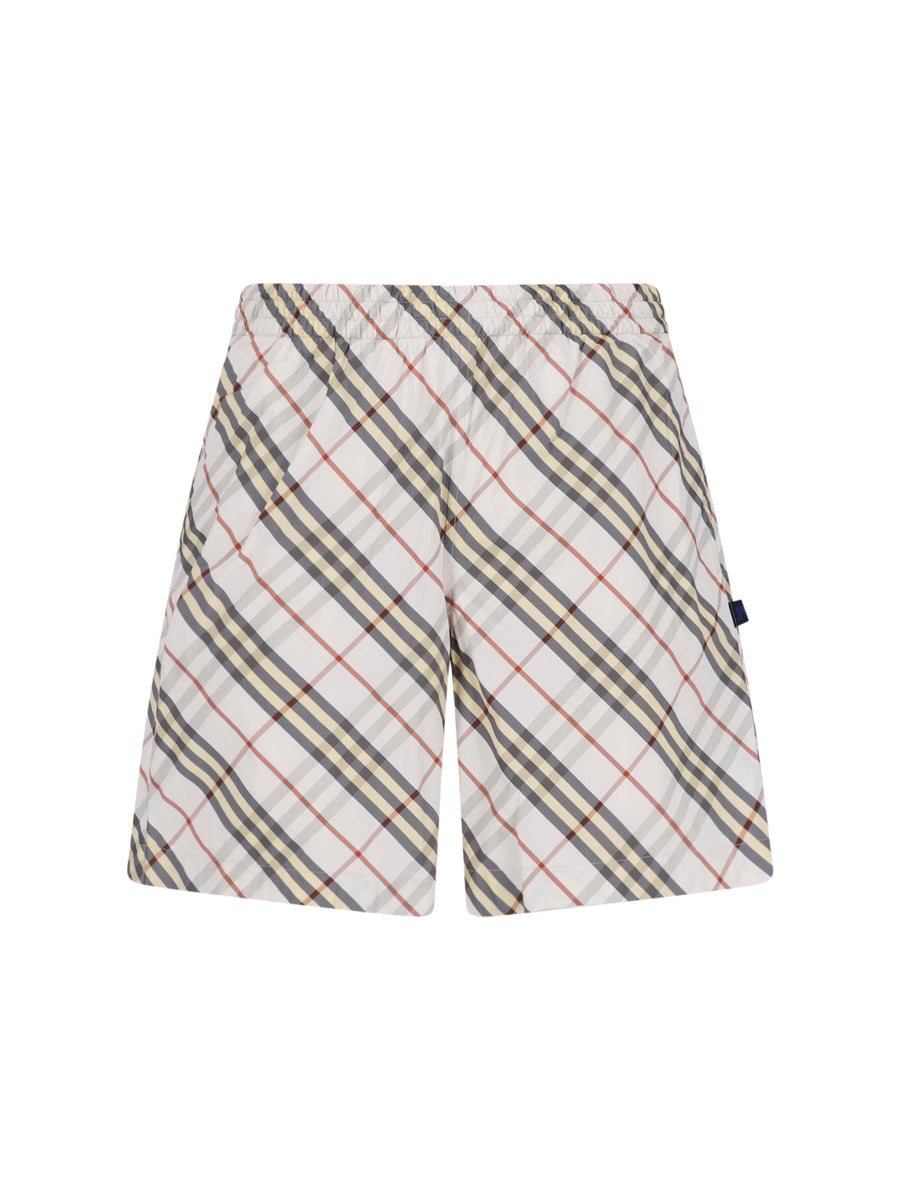 Burberry 100% Polyamide swim shorts in beige