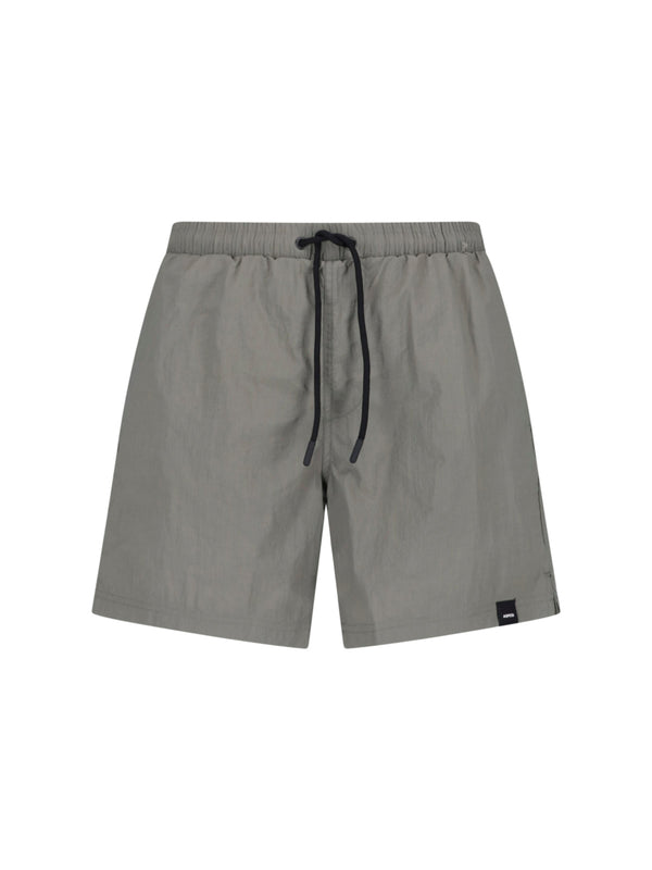 Aspesi 100% Polyamide swim shorts in gray