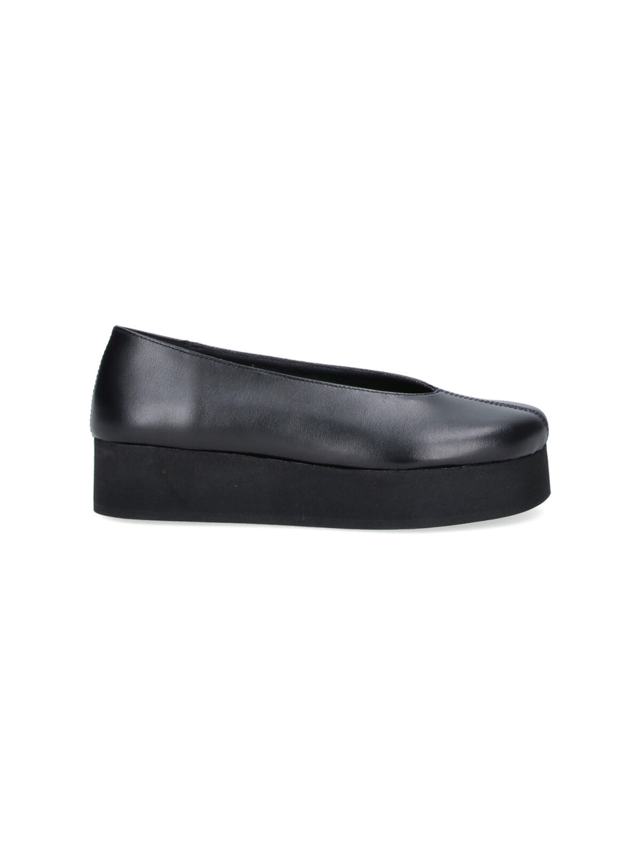 Comme des Garçons Upper: 100% Calf Leather sneaker in black