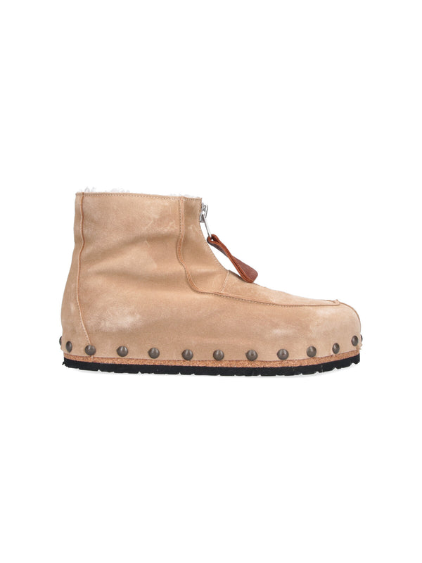 Magliano 100% Suede Leather boot in beige