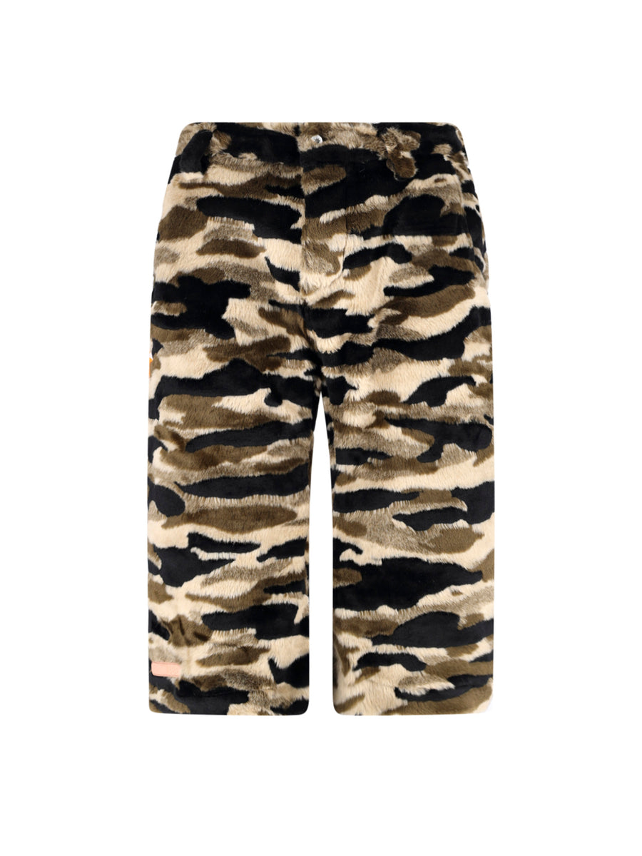Pdf 47% Acetate trousers in brown