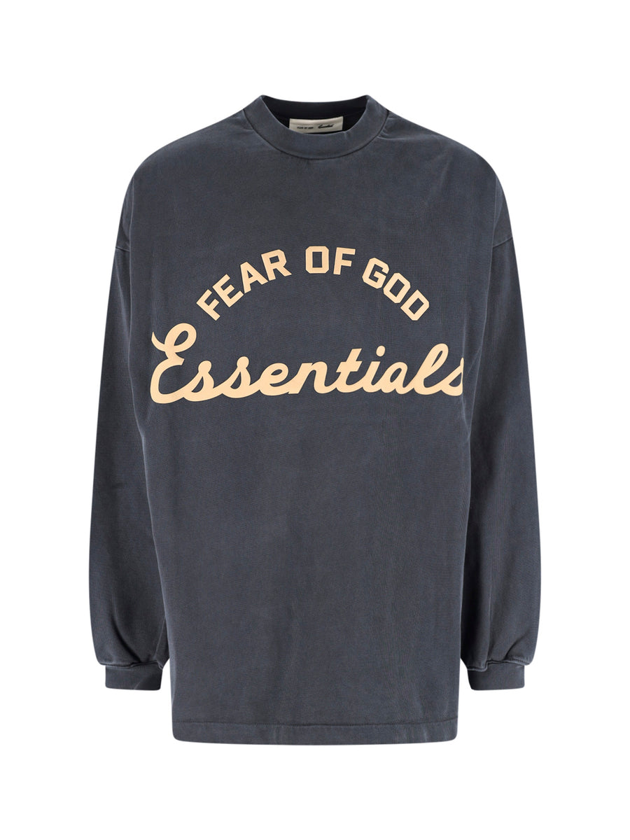 Fear Of God Essentials 100% Cotton sweatshirt in gray