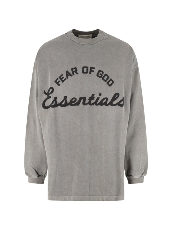 Fear Of God Essentials 100% Cotton t-shirt in gray