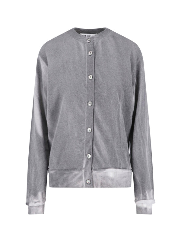 Our Legacy 100% Merino Wool cardigan in gray