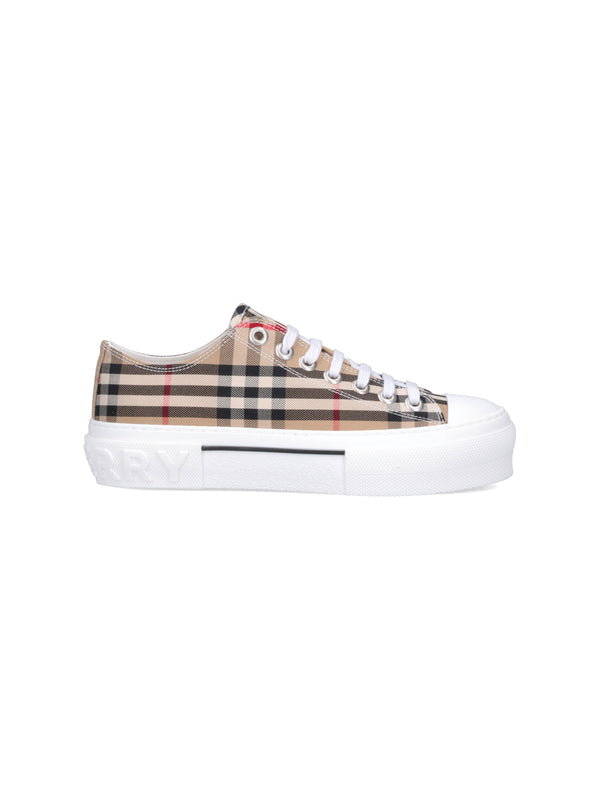 Burberry 95% Cotton sneaker in beige