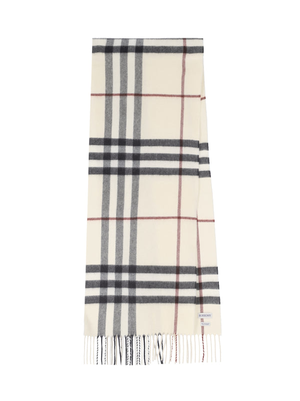 Burberry 100% cashmere scarf in cream