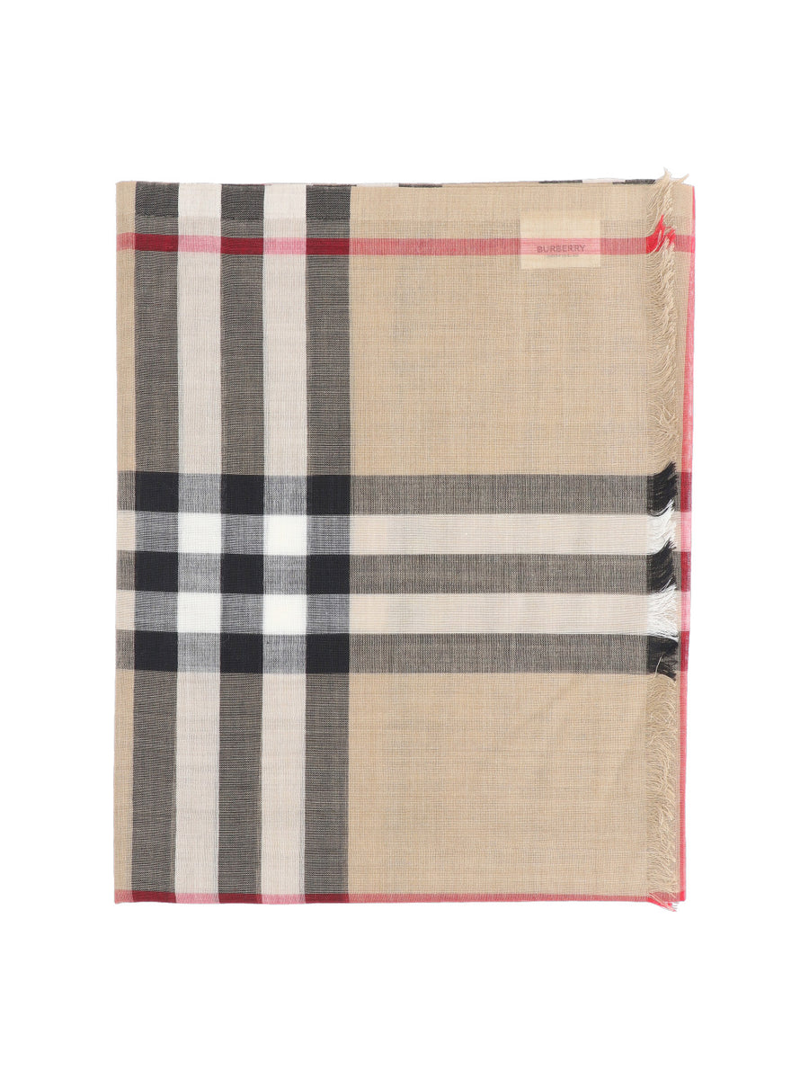 Burberry 51% Wool scarf in beige