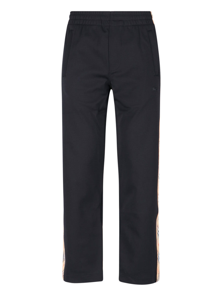 Burberry 54% Polyester trousers in black