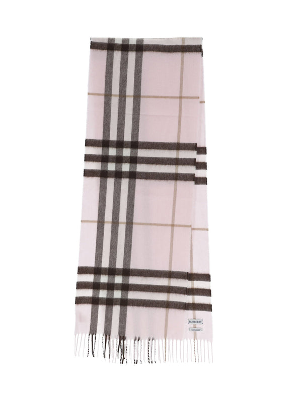 Burberry 100% cashmere scarf in pink