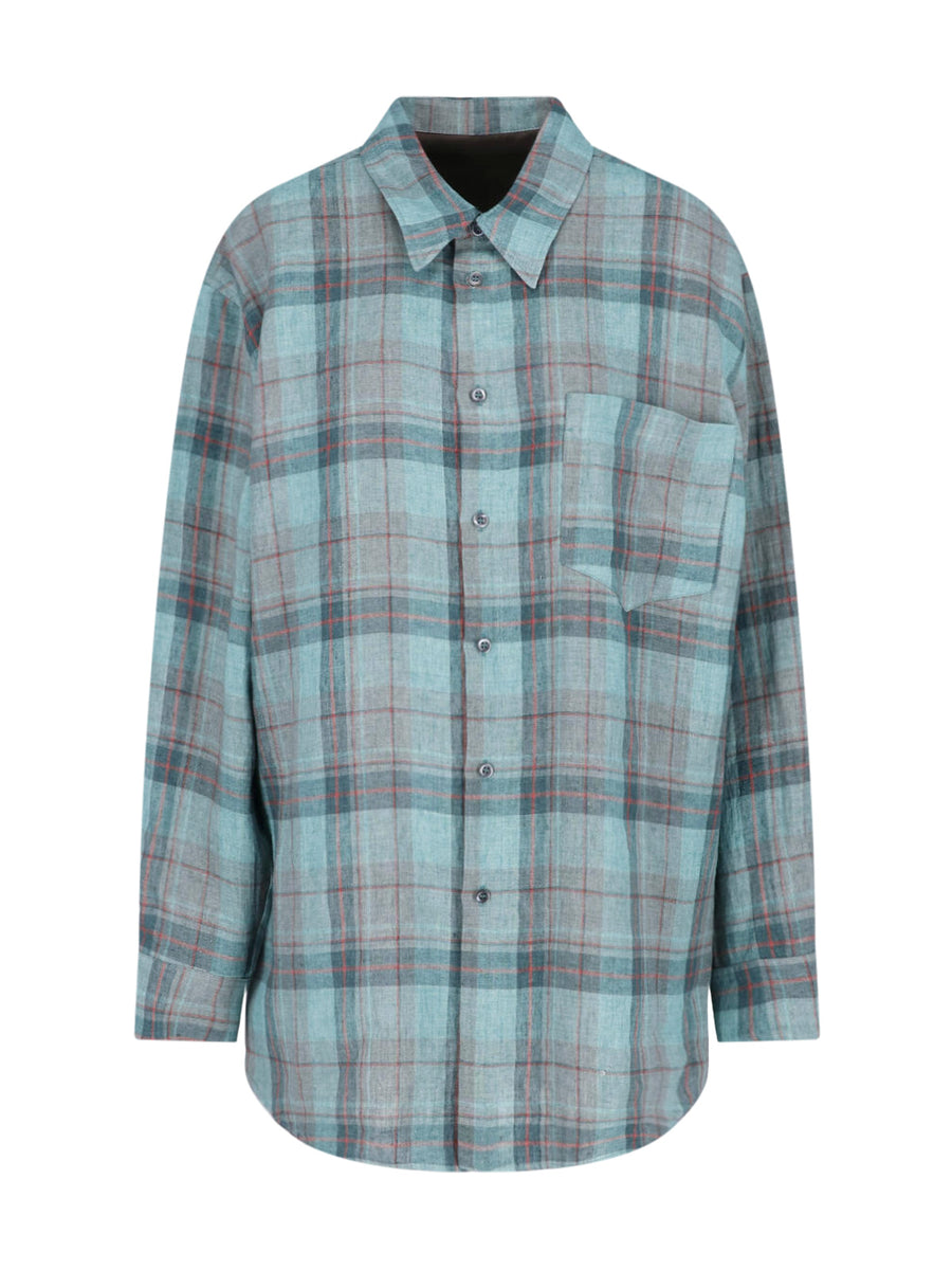 Magliano 100% Linen shirt in blue