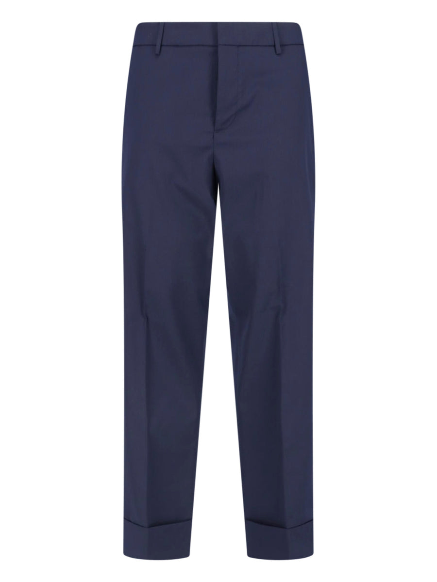 Cruna Bergen Wool trousers in navy