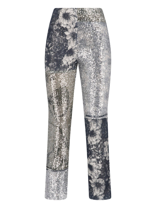 Maison Margiela 93% Polyester trousers in silver