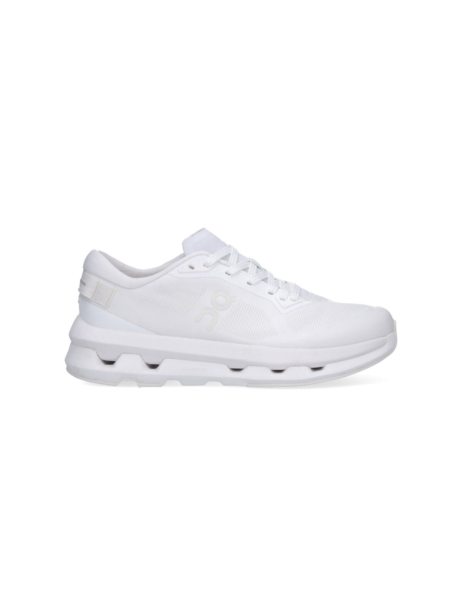 On 100% Fabric sneaker in white