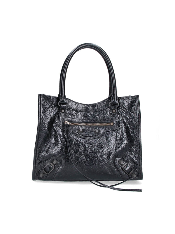 Balenciaga 100% Lamb Leather shoulder bag in black