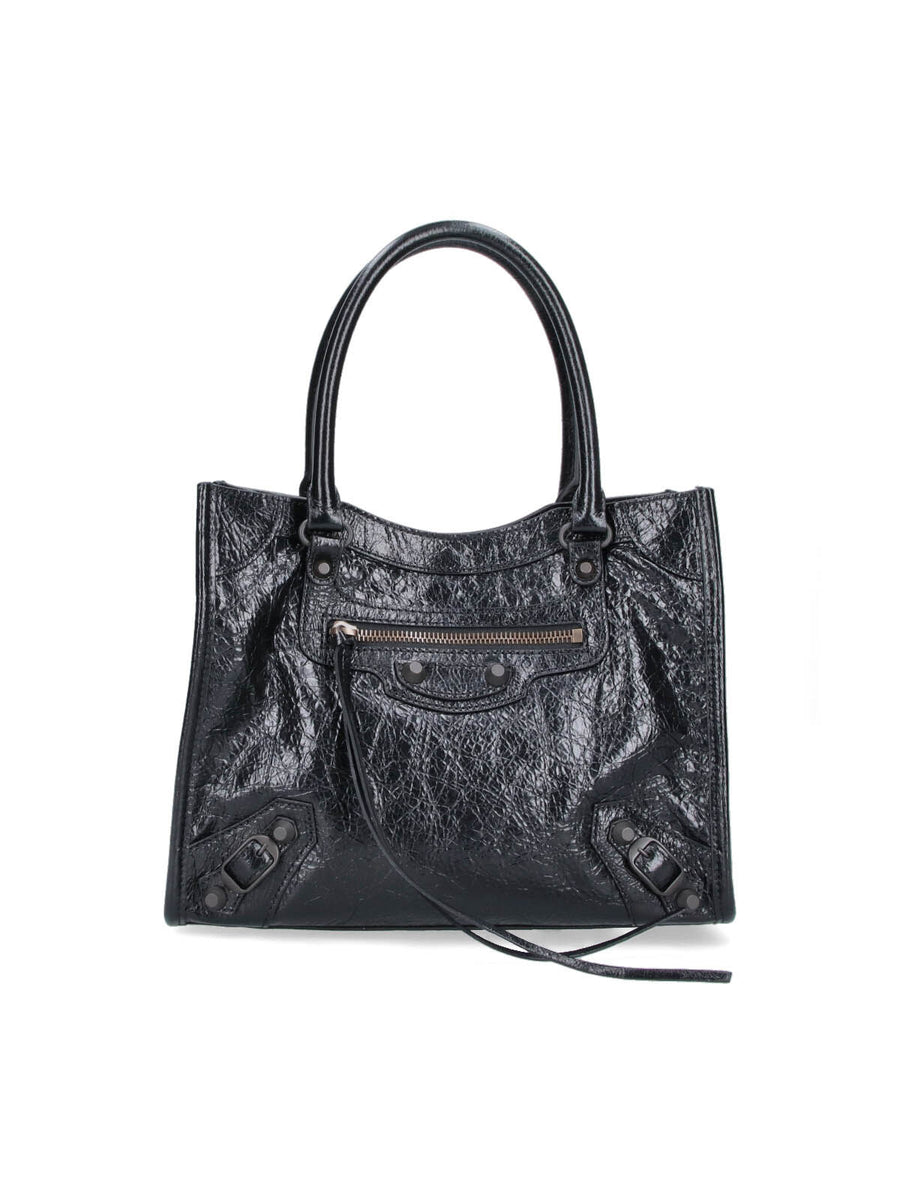 Balenciaga 100% Lamb Leather shoulder bag in black