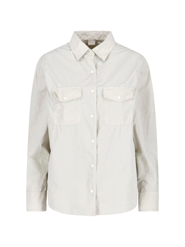 Aspesi 80% Polyester shirt in white