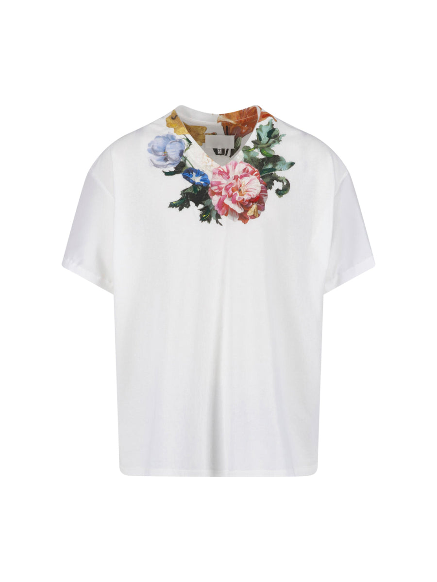 Maison Margiela Fabric 1: 100% Cotton t-shirt in white