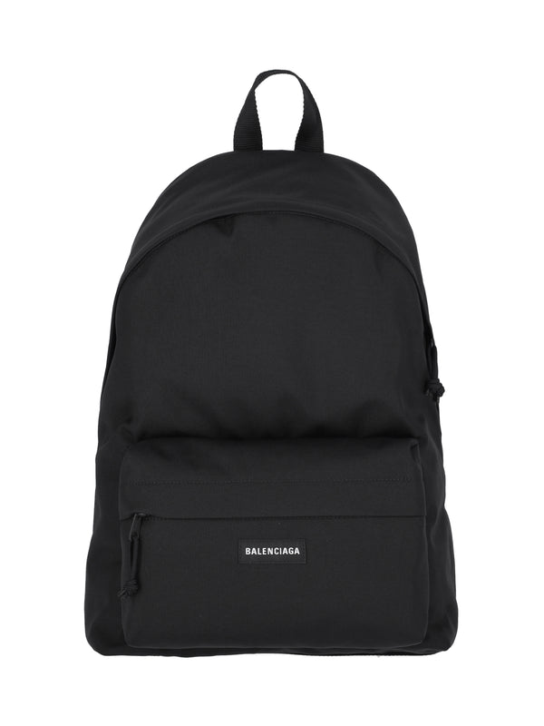 Balenciaga 95% Polyamide backpack in black