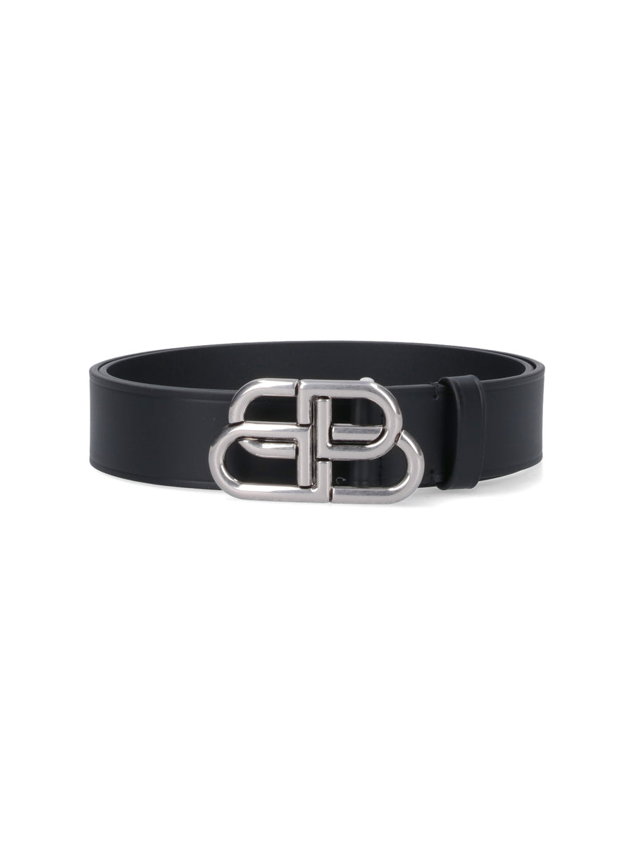 Balenciaga 100% Calf Leather belt in black