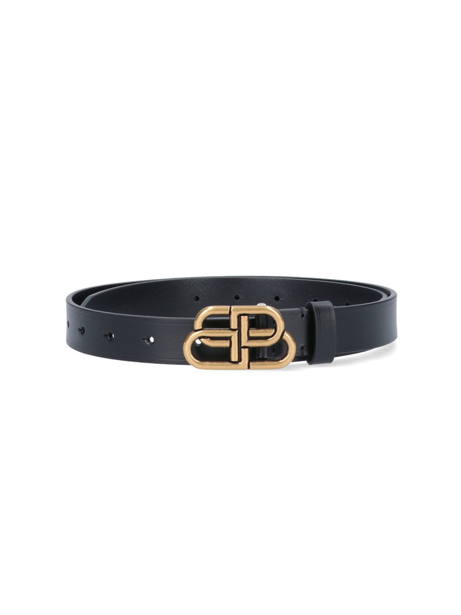 Balenciaga 100% Calf Leather belt in black