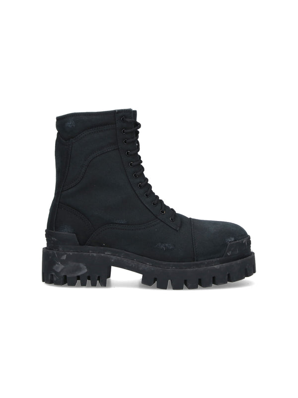 Balenciaga 100% Cotton boot in black