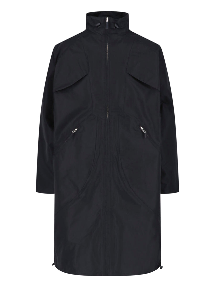 Entire Studios 100% Polyester raincoat in black