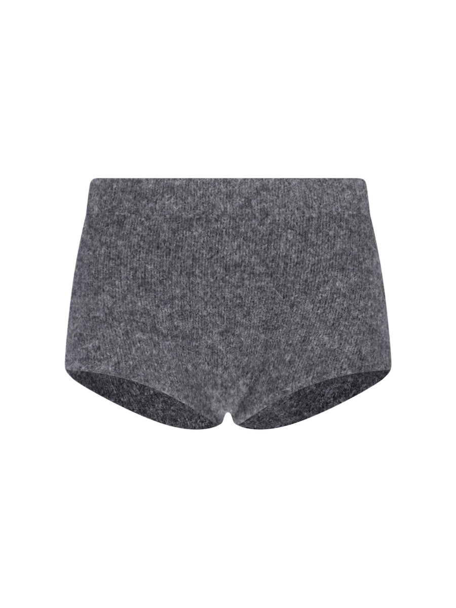 Entire Studios 54% Acrylic shorts in gray