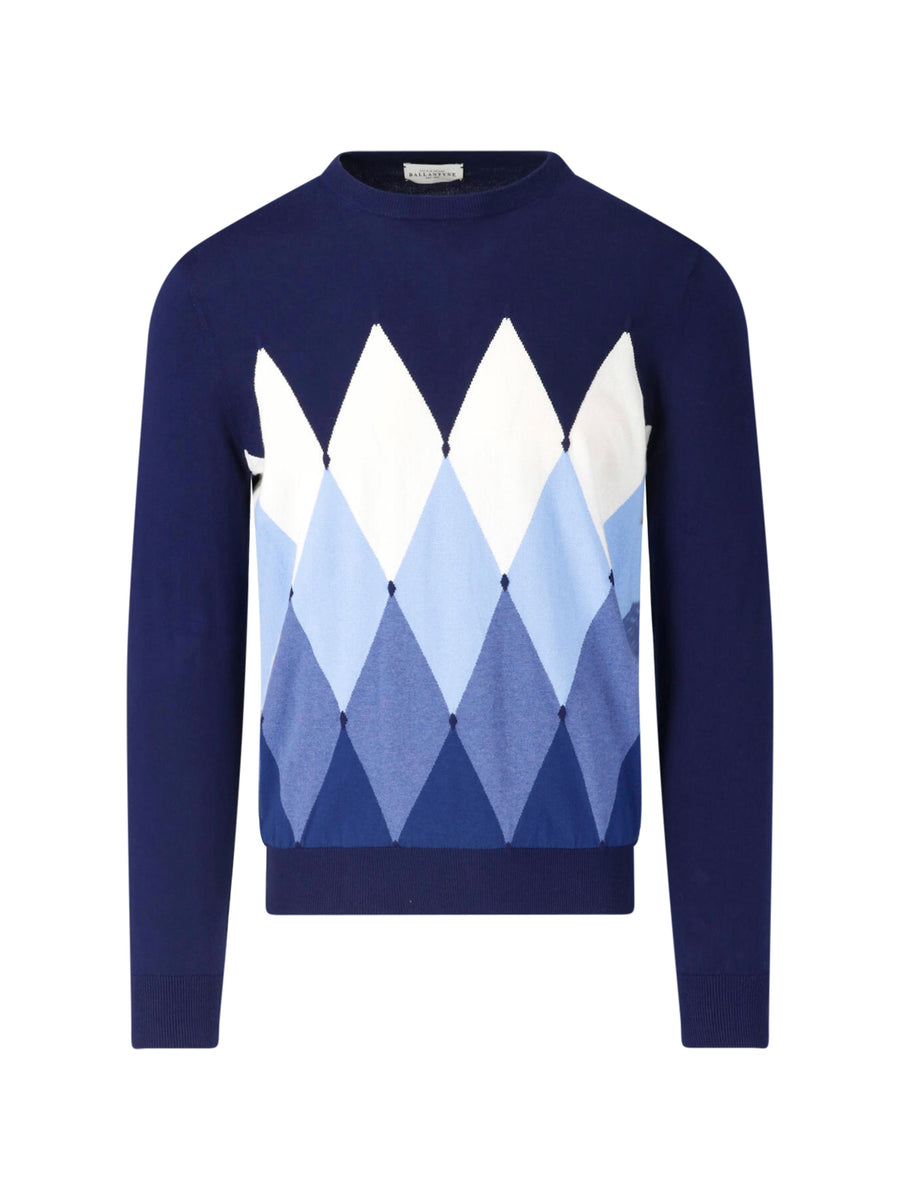 Ballantyne Wool sweater in navy