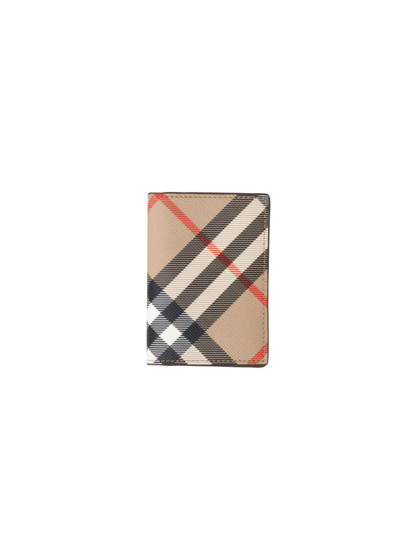 Burberry 55% Polyurethane wallet in beige